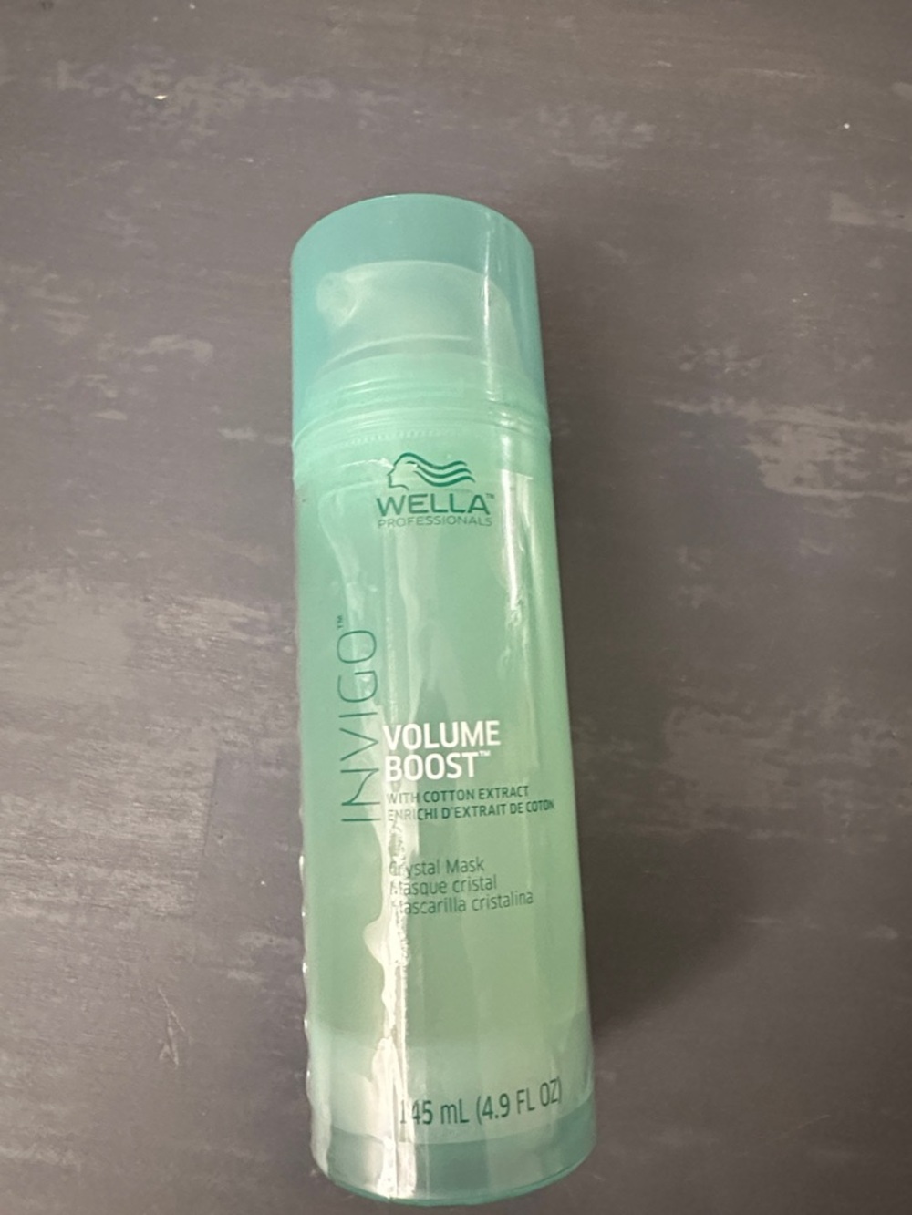 Wella Invigo Volume Boost Crystal Mask - Mint Green Bottle